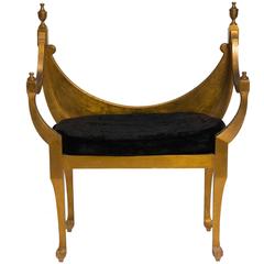 Gilt Whimsical Bench