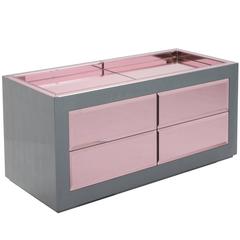 Christian Lacroix Sideboard in Grey and Pink 5