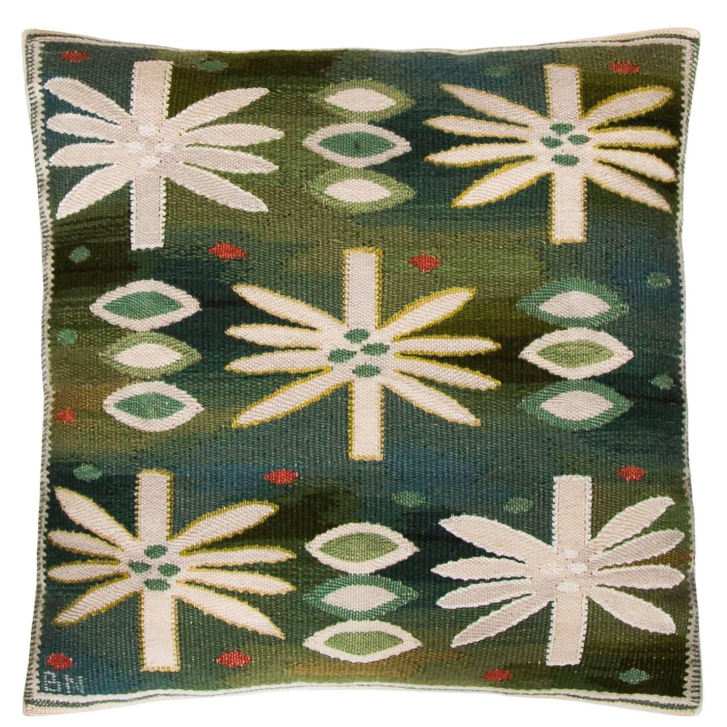 Barbro Nilsson Textile Throw Pillow "Water Lillies" Näckrosorna