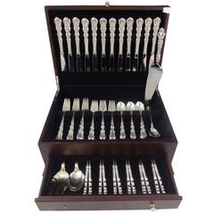 Angelique by International Sterling Silver Flatware Set for 12 Service 64 Pieces