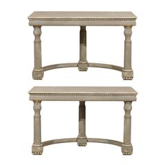 Late 19th Century Painted Wood American Console Table