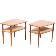 Pair of End Tables in Solid Teak 5