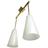 Paavo Tynell lampe à suspension double rare