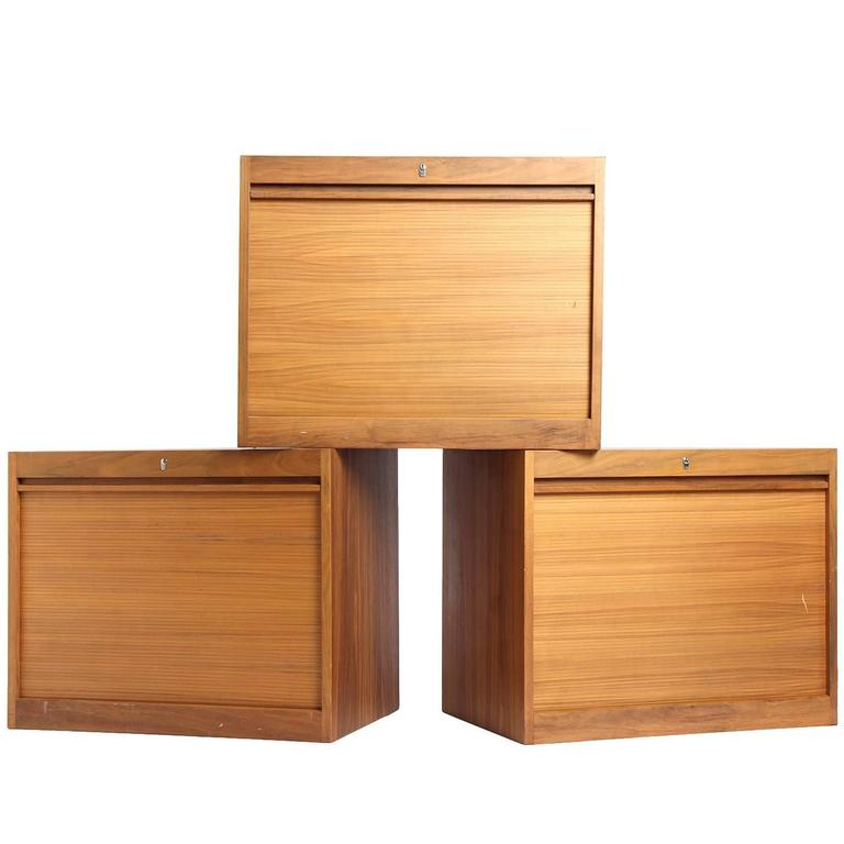 Roll Top Storage Unit by Hans J. Wegner For Sale at 1stdibs