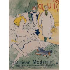 Original Turn of the Century Poster by Henri de Toulouse-Lautrec, 1896