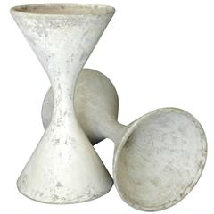 Retro Hourglass Pots by Willy Guhl - Medium 