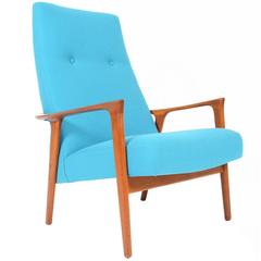 Swedish Modern Highback Lounge Chair by Brothers Anderson