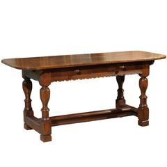 Antique Mid-19th Century Library Table from France