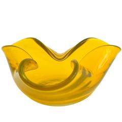 Italian Blown Glass Bowl