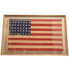 American Flag, Hand-Stitched