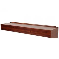 Architectural Rosewood Console by Arne Hovmand-Olsen