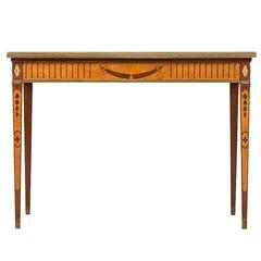 Gustavian Console Table in Mahogany by Nordiska Kompaniet in Sweden