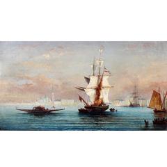 Painting, Italian Seascape Oil Painting 11