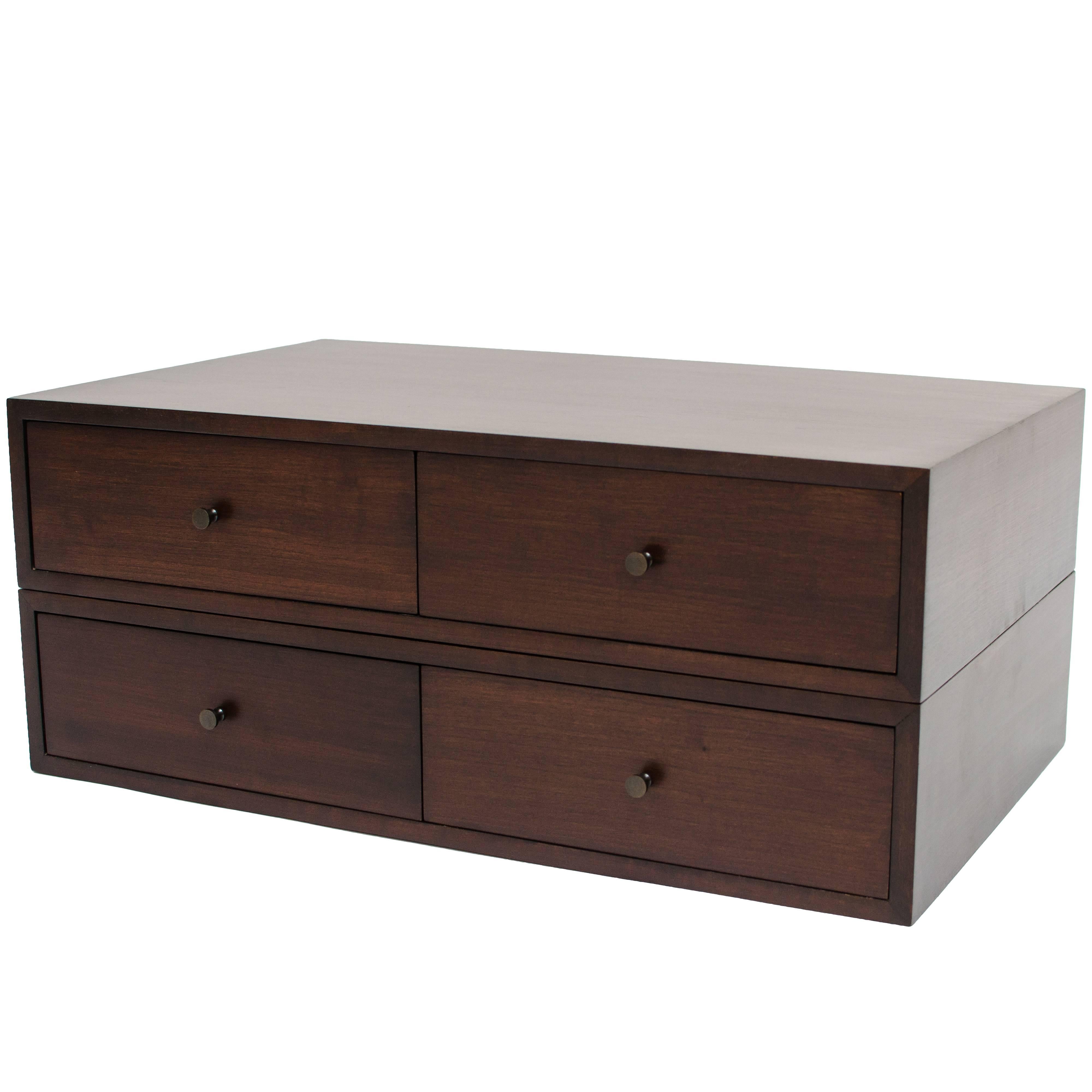 Paul McCobb Walnut Jewelry Boxes for Directional  For Sale