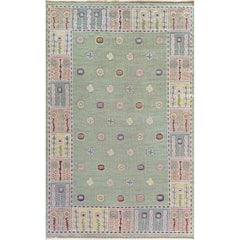 Signed Mid-20th Century Marta Maas-Fjetterström AB, Swedish Rug