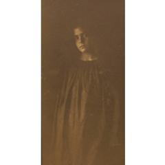 Pictorialist Photography, "Pensive Woman", 4