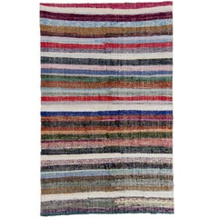 Colorful Turkish Cotton Rag Rug