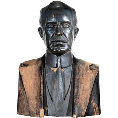 Lifesize Terracotta Bust President of the Pennsylvania Railroad