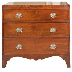 Antique Caddy Top Bachelor's Chest of Drawers