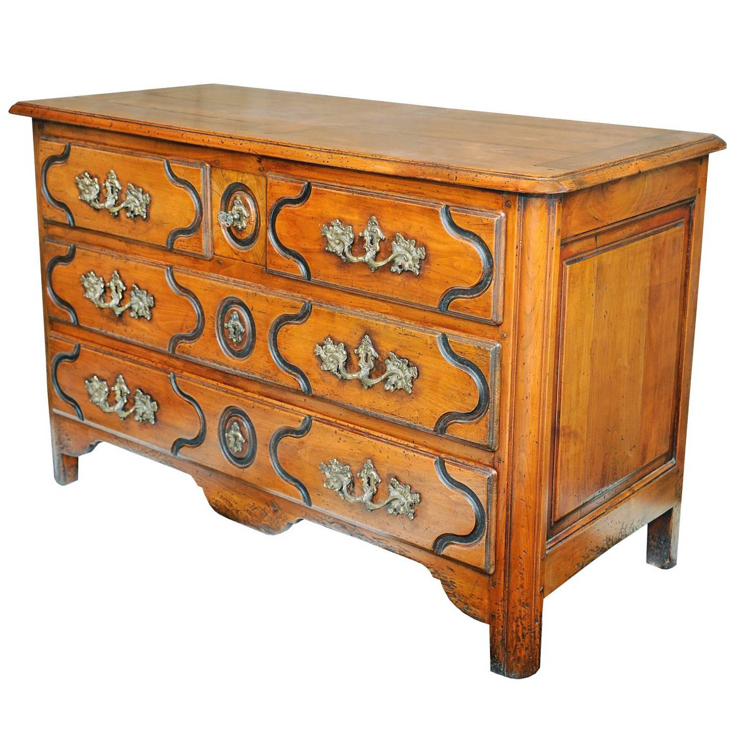 French 19th Century Cherrywood Commode, circa 1880 For Sale