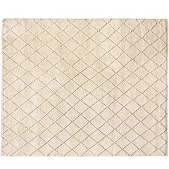 Hand-Knotted Moroccan Stark Rug
