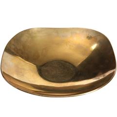 Polished Bronze Low Bowl