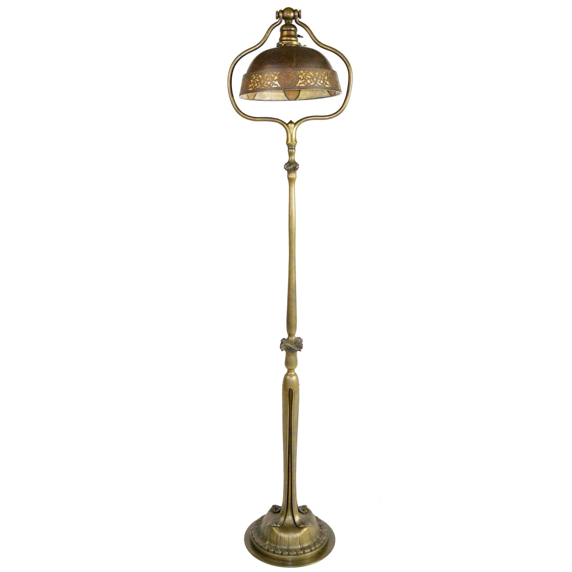 Tiffany Studio Bronze Floor Lamp