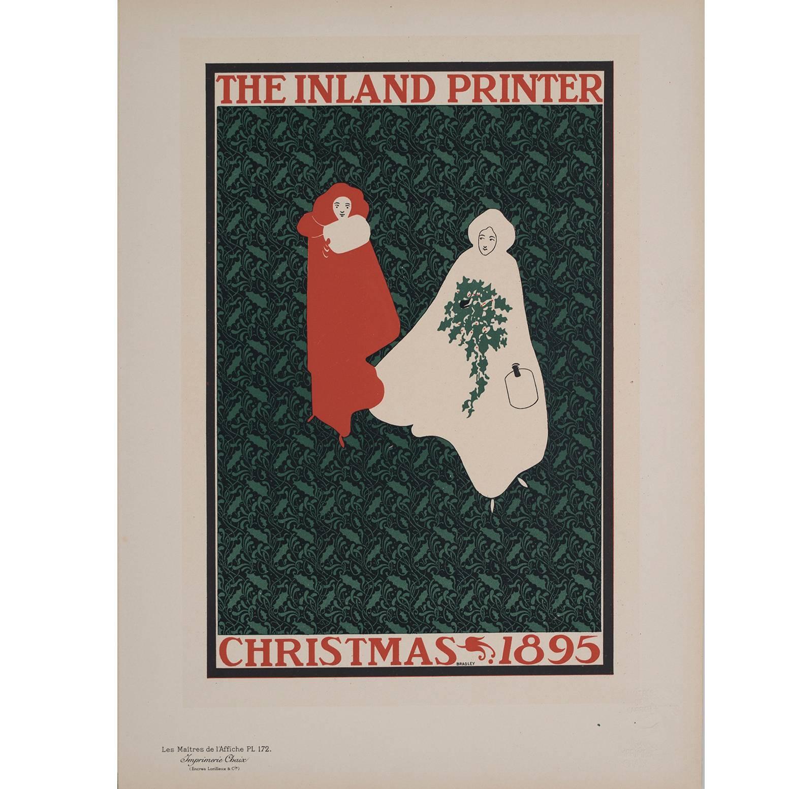 "The Inland Printer, Christmas 1895 " by Will Bradley, 1899 For Sale