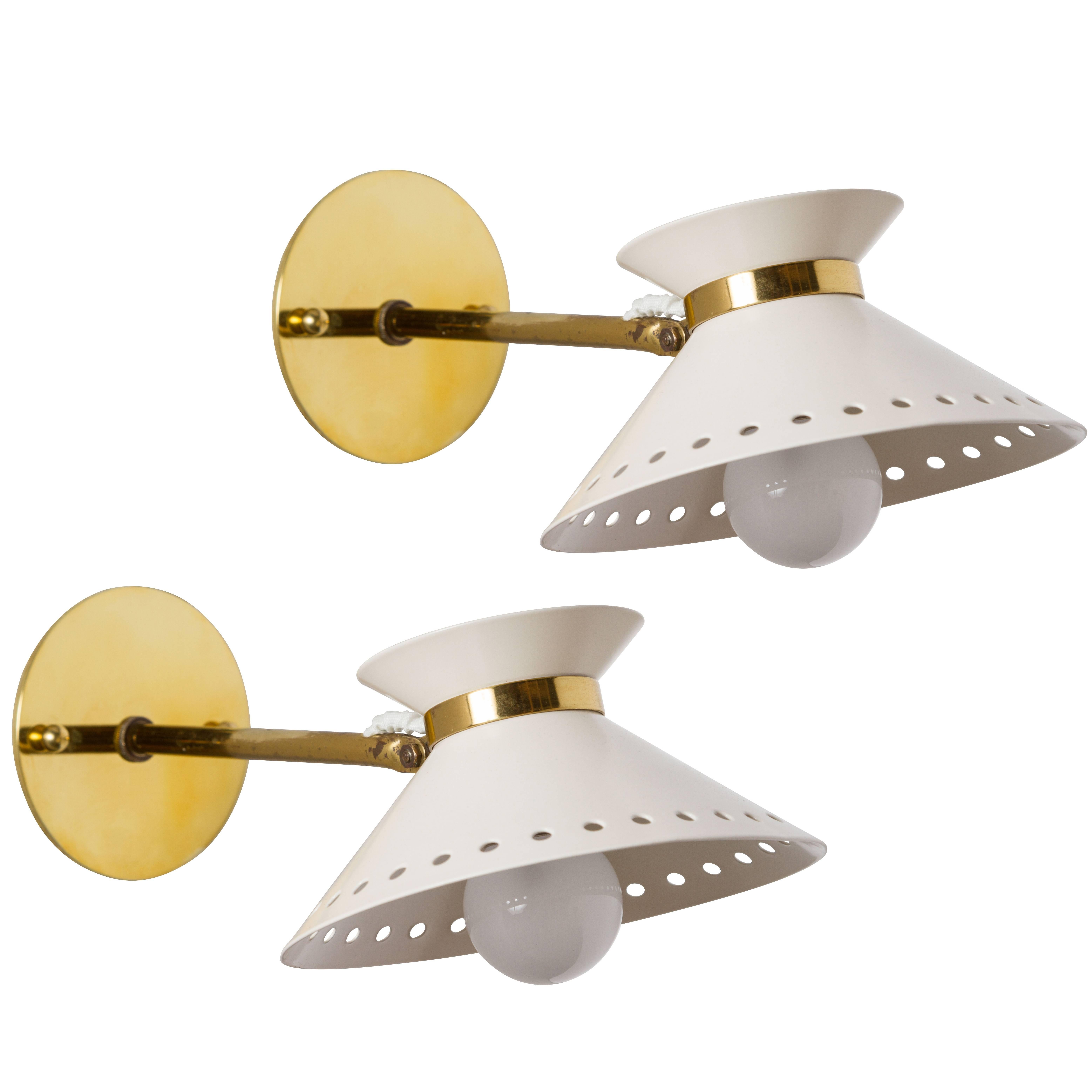 Pair of Arlus Sconces