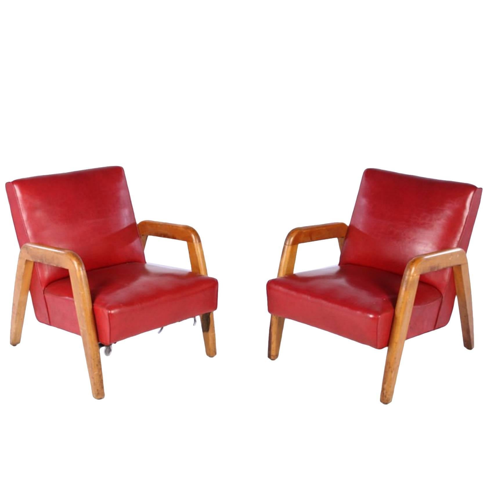 Lounge Leather Chairs For Sale