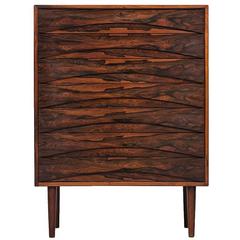 Arne Vodder Chest of Drawers in Rosewood by N.C Møbler in Denmark
