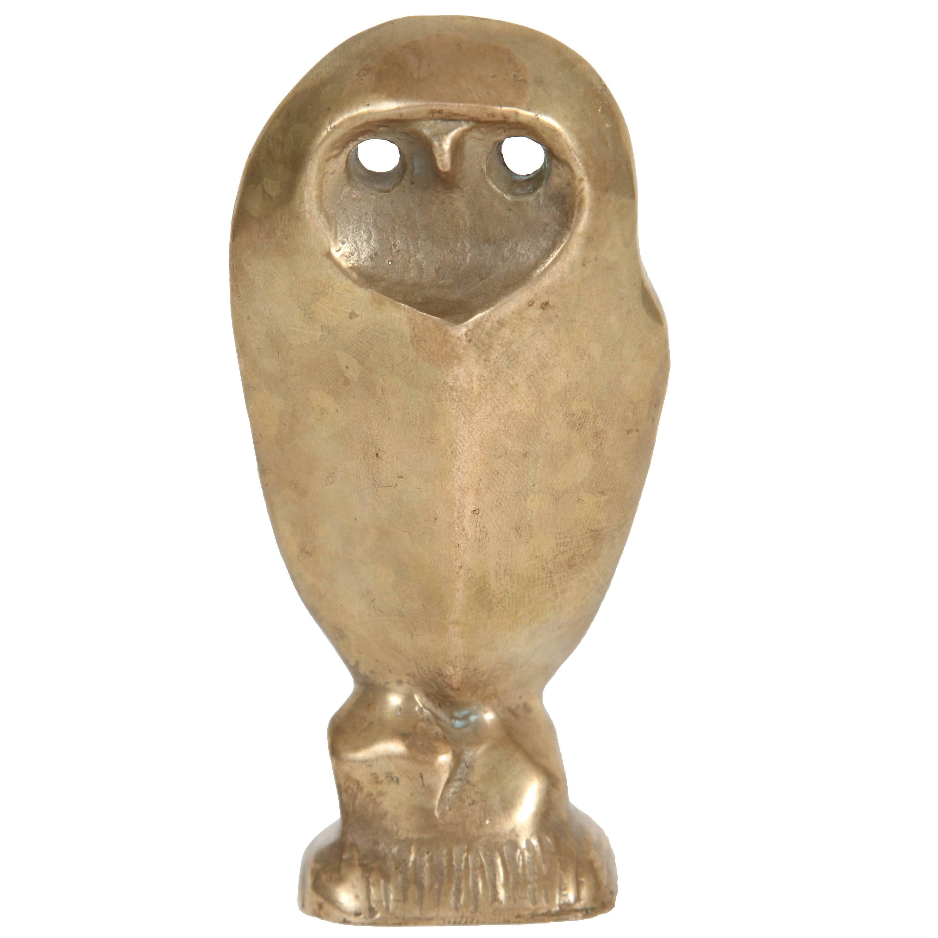 Bronze Owl Sculpture by Allan Houser