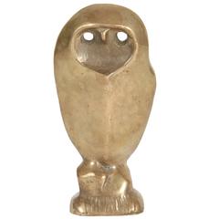 Bronze Owl Sculpture by Allan Houser