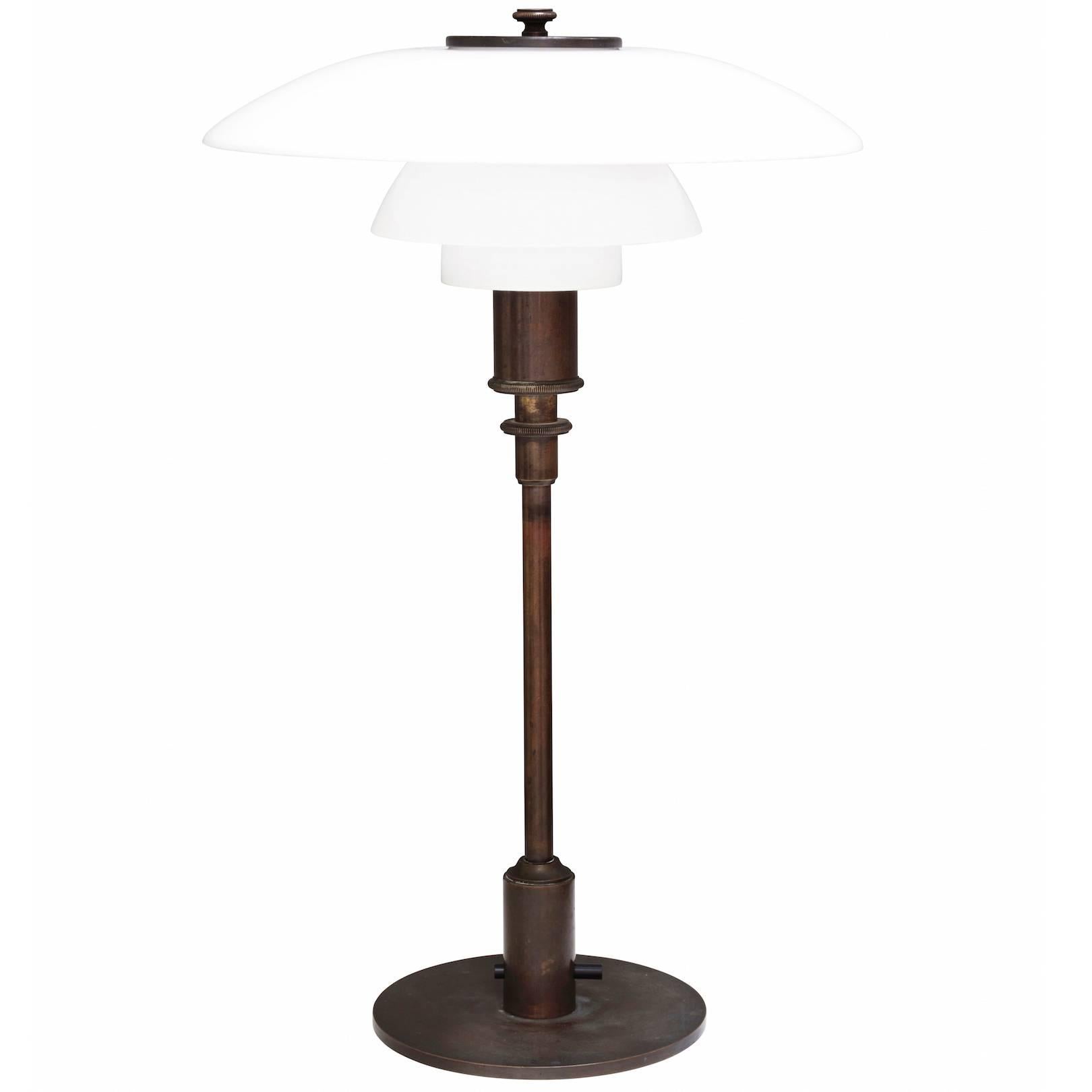PH 3/2 Lamp with Opaline Glass Shades