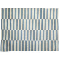 Blue Striped Rug