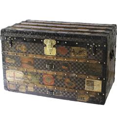 1920s Louis Vuitton Damier Courier Trunk