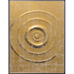 "Ripple" Gold Leaf on Glass