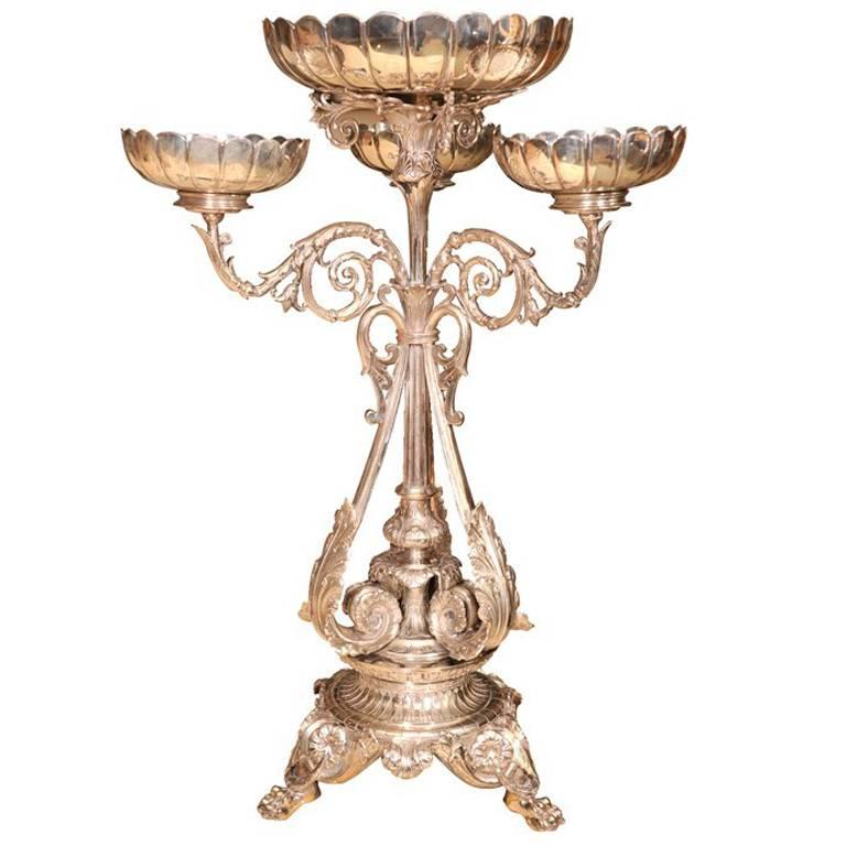 English Epergne For Sale