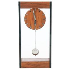 Mid-Century Modern Key-Wound Clock