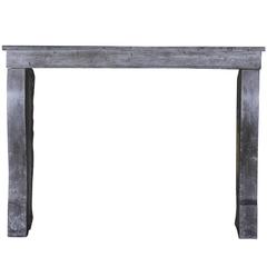 19th Century Antique Fireplace Mantel in Bicolor Hard Stone 5