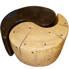 Yin Yang Table by Noted California Artist Daniel Pollock