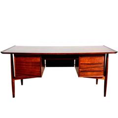 Impressive Rosewood Desk by H.P. Hansen