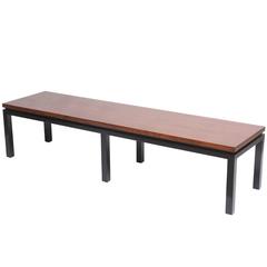 Mid-Century Modern Walnut Wood Bench or Cocktail Table, Style of Harvey Probber 5