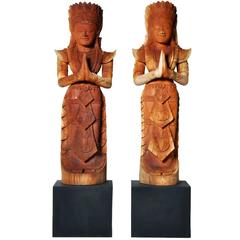 Southeast Asian Figural Carvings