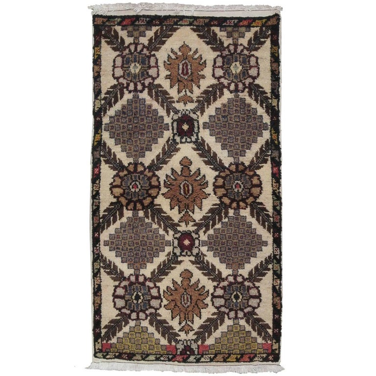 Small Turkish 'Cushion Cover' Rug For Sale at 1stDibs