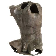 Alan Torso Bronze Sculpture by Italian Sculptor Raffaello Romanelli 3