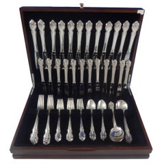 Set di posate in argento Breton Rose by International Sterling, 12 servizi, 72 pezzi