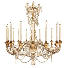 Italian 18th Century Louis XVI Period Chandelier from Turin 7