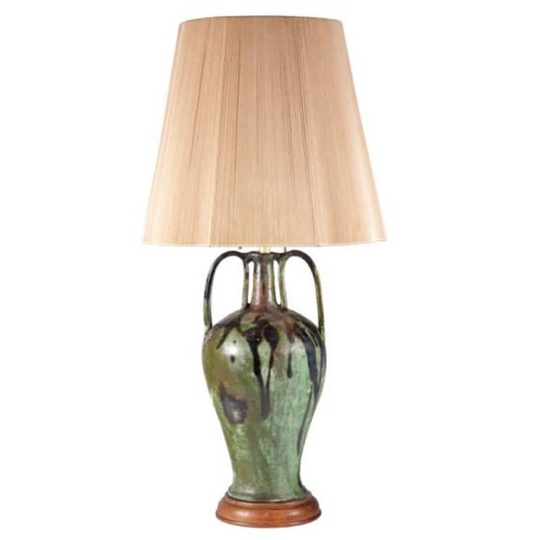 Italian Amphora Ceramic Table Lamp By Farci Saverio