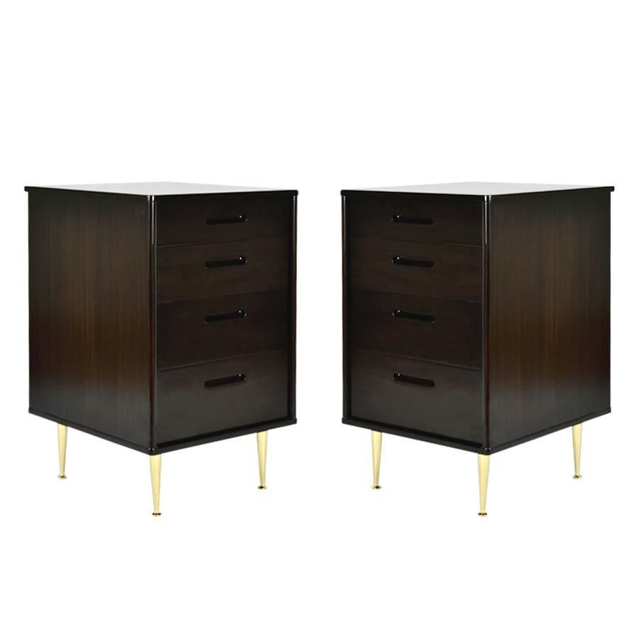 Pair of Edward Wormley for Dunbar Bedside Tables, circa 1950s